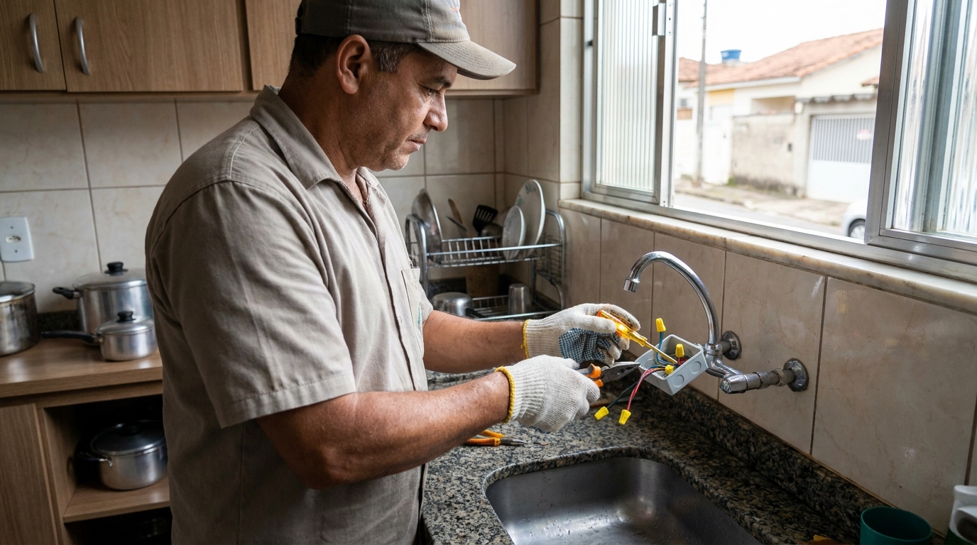 Adequação de Ponto Elétrico na Estrela, Ponta Grossa‑PR