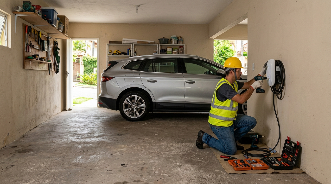 Instalação em Garagem ou Condomínio em Ponta Grossa‑PR